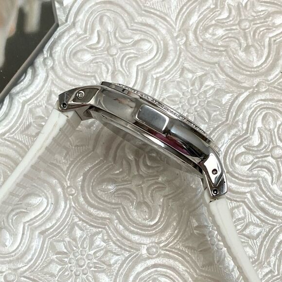 Swiss Legend South Beach Diamond Accented Bezel Stainless Steel Watch MOP Dial - Picture 10 of 15